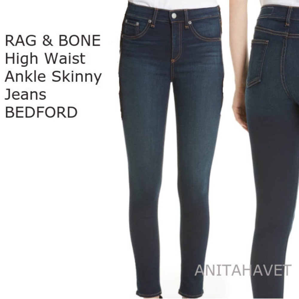 RAG & BONE Bedford Skinny Stretch Jeans Size 24